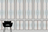 Lines On Lines | White Sky Modern Wallcovering Mural