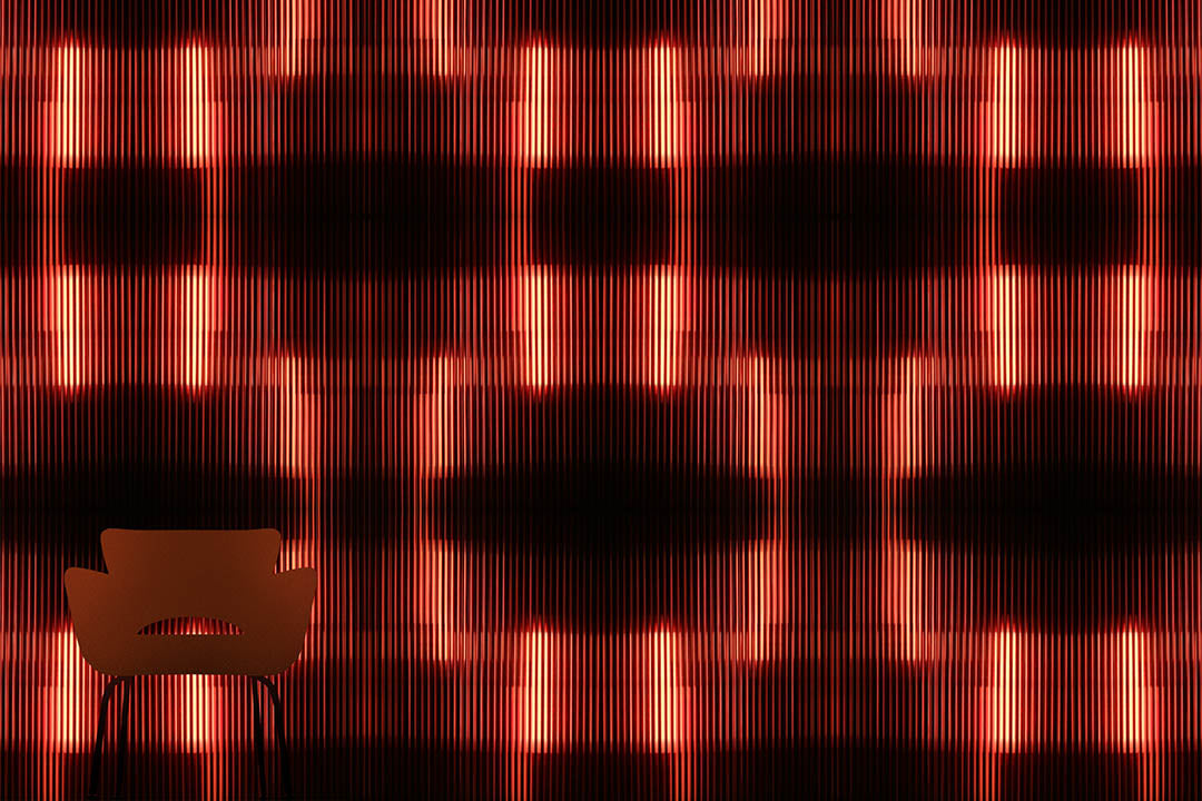 Deep Orange | Abstract Modern Wallcovering Mural