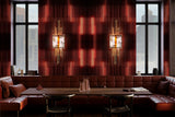 Deep Orange | Abstract Modern Wallcovering Mural