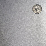 Silver coin on a textured gray background