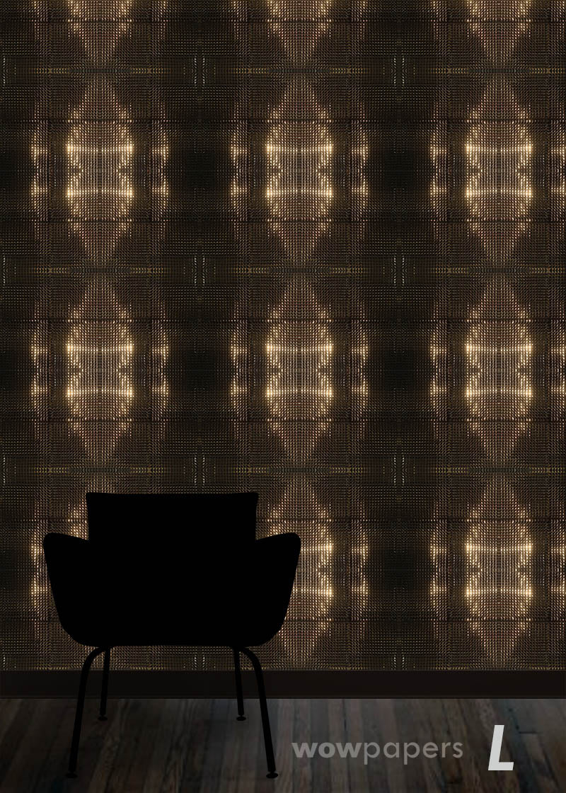 FABRICS TEST Ceramic Reflections - Studded Black